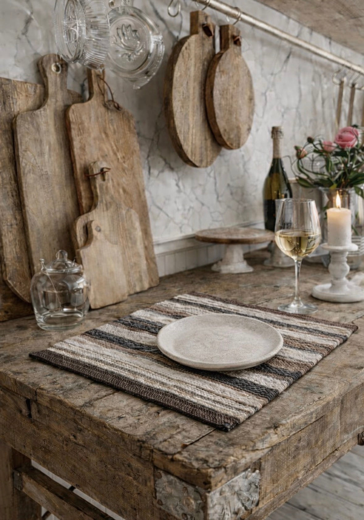 Woven Alpaca Fiber Placemats (17" x 14")